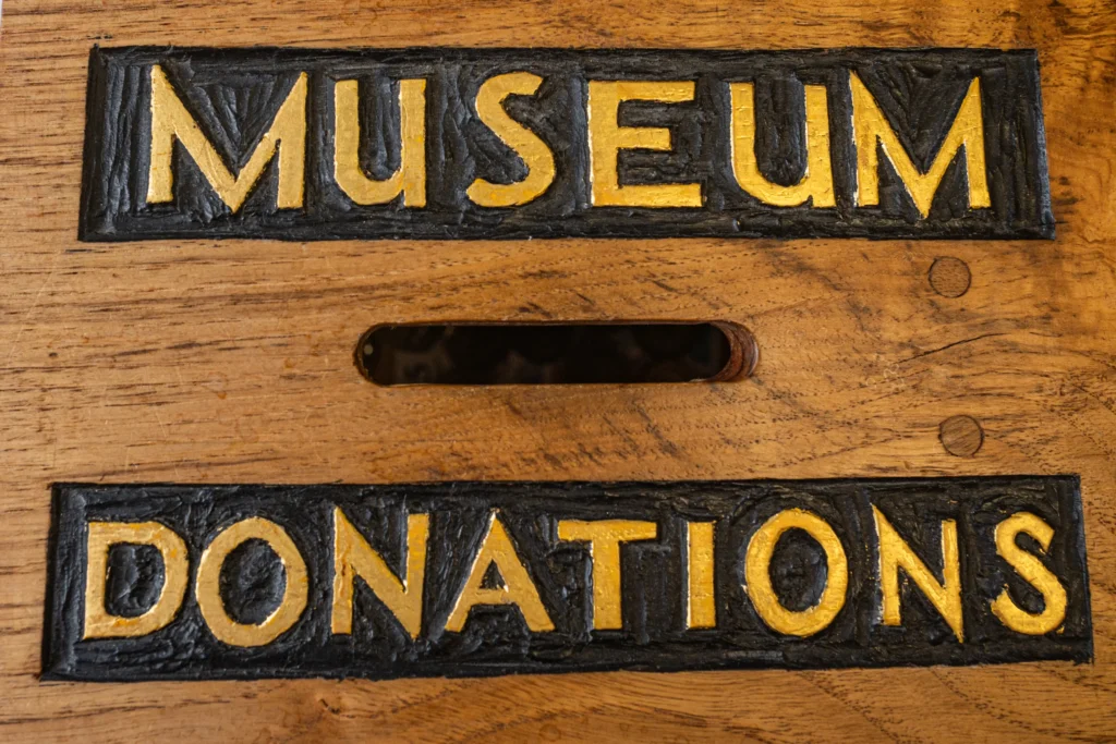 Historic donation box