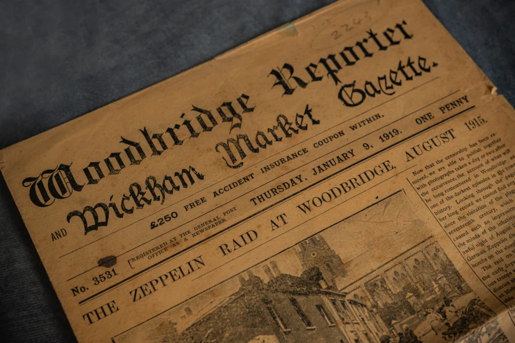 Woodbridge Reporter newspaper from 1919